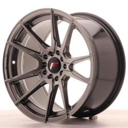 Japan Racing JR21 Alloy Wheel 17x9 - 5x114.3 / 5x100 - ET35 - Hyper Black Japan Racing JR21 Alloy Wheel 17x9 - 5x114.3 / 5x100 - ET35 - Hyper Black
