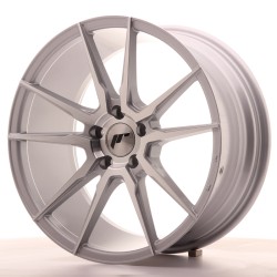 Japan Racing JR21 Alloy Wheel 18x8.5 - 5x112 - ET40 - Silver Machined Japan Racing JR21 Alloy Wheel 18x8.5 - 5x112 - ET40 - Silver Machined