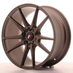Japan Racing JR21 Alloy Wheel 18x8.5 - 5x112 / 5x114.3 - ET40 - Matt Bronze Japan Racing JR21 Alloy Wheel 18x8.5 - 5x112 / 5x114.3 - ET40 - Matt Bronze
