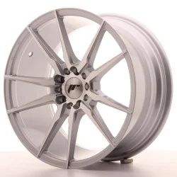 Japan Racing JR21 Alloy Wheel 18x8.5 - 5x112 / 5x114.3 - ET40 - Silver Machined