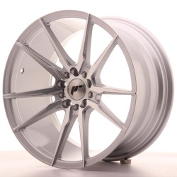 Japan Racing JR21 Alloy Wheel 18x9.5 - 5x120 / 5x100 - ET35 - Silver Machined Japan Racing JR21 Alloy Wheel 18x9.5 - 5x120 / 5x100 - ET35 - Silver Machined