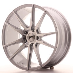 Japan Racing JR21 Alloy Wheel 19x8.5 - 5x120 - ET35 - Silver Machined Japan Racing JR21 Alloy Wheel 19x8.5 - 5x120 - ET35 - Silver Machined