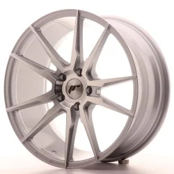 Japan Racing JR21 Alloy Wheel 19x8.5 - 5x120 - ET35 - Silver Machined