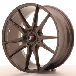 Japan Racing JR21 Alloy Wheel 19x8.5 - 5x100 / 5x120 - ET35 - Matt Bronze