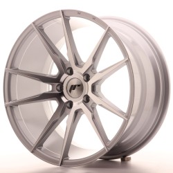 Japan Racing JR21 Alloy Wheel 19x9.5 - 5x120 - ET35 - Silver Machined Japan Racing JR21 Alloy Wheel 19x9.5 - 5x120 - ET35 - Silver Machined
