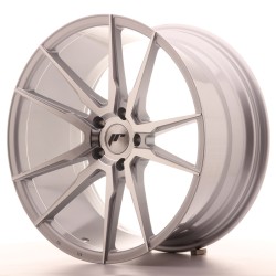 Japan Racing JR21 Alloy Wheel 20x10 - 5x120 - ET40 - Silver Machined Japan Racing JR21 Alloy Wheel 20x10 - 5x120 - ET40 - Silver Machined