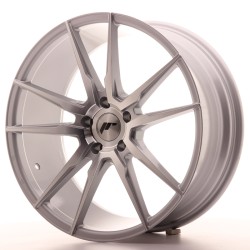 Japan Racing JR21 Alloy Wheel 20x8.5 - 5x112 - ET40 - Silver Machined Japan Racing JR21 Alloy Wheel 20x8.5 - 5x112 - ET40 - Silver Machined