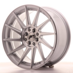 Japan Racing JR22 Alloy Wheel 17x8 - 5x100 / 5x114.3 - ET35 - Silver Machined