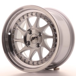 Japan Racing JR26 Alloy Wheel 15x8 - 4x100 - ET5 - Machined Silver