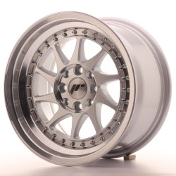 Japan Racing JR26 Alloy Wheel 15x8 - 4x108 / 4x100 - ET25 - Machined Silver