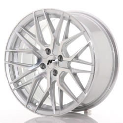 Japan Racing JR28 Alloy Wheel 17x8 - 4x100 - ET40 - Machined Silver