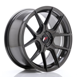 Japan Racing JR30 Alloy Wheel 17x8 - 4x100 - ET40 - Hyper Grey