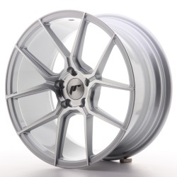 Japan Racing JR30 Alloy Wheel 18x8.5 - 5x120 - ET35 - Machined Silver