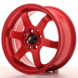 Japan Racing JR3 Alloy Wheel 15x7 - 4x100 / 4x114.3 - ET40 - Red