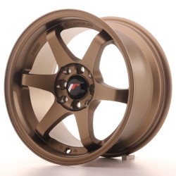 Japan Racing JR3 Alloy Wheel 15x8 - 4x100 / 4x114.3 - ET25 - Anodised Bronze