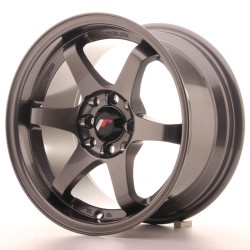 Japan Racing JR3 Alloy Wheel 15x8 - 4x114.3 / 4x100 - ET25 - Gun Metal