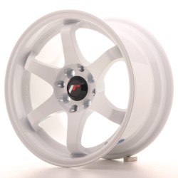 Japan Racing JR3 Alloy Wheel 15x8 - 4x114.3 / 4x100 - ET25 - White