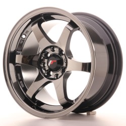 Japan Racing JR3 Alloy Wheel 15x8 - 4x100 / 4x108 - ET25 - Black Chrome