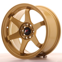 Japan Racing JR3 Alloy Wheel 16x8 - 4x108 / 4x100 - ET25 - Gold