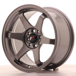 Japan Racing JR3 Alloy Wheel 16x8 - 4x108 / 4x100 - ET25 - Gun Metal