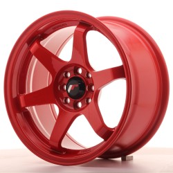 Japan Racing JR3 Alloy Wheel 16x8 - 4x108 / 4x100 - ET25 - Red