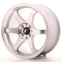 Japan Racing JR3 Alloy Wheel 17x8 - 5x114.3 / 5x100 - ET35 - Machined Silver