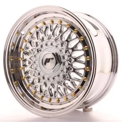 Japan Racing JR9 Alloy Wheel 15x7 - 4x108 / 4x100 - ET20 - Chrome