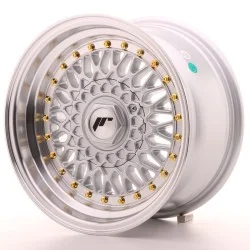 Japan Racing JR9 Alloy Wheel 15x8 - 4x100 / 4x114.3 - ET15 - Silver