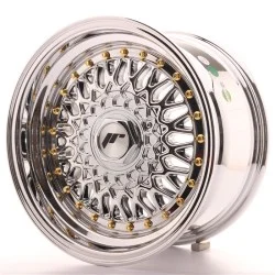Japan Racing JR9 Alloy Wheel 15x8 - 4x100 / 4x108 - ET20 - Chrome