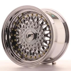 Japan Racing JR9 Alloy Wheel 15x9 - 4x100 / 4x108 - ET10 - Chrome