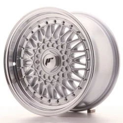 Japan Racing JR9 Alloy Wheel 16x8 - 4x100 / 4x108 - ET25 - Silver + Silver Bolts