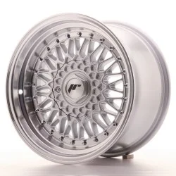Japan Racing JR9 Alloy Wheel 16x9 - 4x100 / 4x108 - ET20 - Silver + Silver Bolts