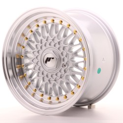 Japan Racing JR9 Alloy Wheel 16x9 - 4x108 / 4x100 - ET20 - Silver + Gold Bolts Japan Racing JR9 Alloy Wheel 16x9 - 4x108 / 4x100 - ET20 - Silver + Gold Bolts