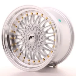 Japan Racing JR9 Alloy Wheel 17x10 - 5x120 / 5x112 - ET20 - Silver + Gold Bolts
