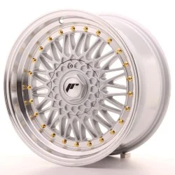 Japan Racing JR9 Alloy Wheel 17x8.5 - 5x120 / 5x112 - ET20 - Silver + Gold Bolts