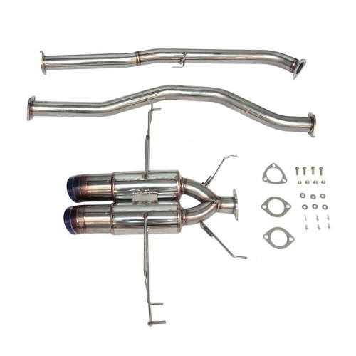 J's Racing Sus Exhaust Plus Dual 70rs Honda Civic Type R Fk8 17+