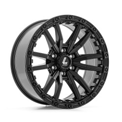 LENSO VALOR Alloy Wheel 20x9 6x139.7 ET12 Matt Black 106.1 CB