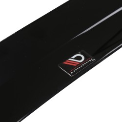 Maxton Design V2 Upper Spoiler Extension Gurney Flap High Gloss Black Honda Civic Type R Fk8