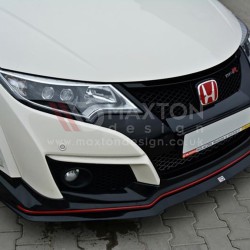 Maxton Design Front Splitter Lip V.2 Honda Civic Type R Fk2 15+