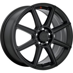 Motegi MR142 Alloy Wheel 17x7 ET40 5x115~5x110 Satin Black 72.56mm