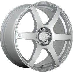 Motegi MR143 Alloy Wheel 15x6.5 ET40 4x114~4x100 Hyper Silver 72.56mm