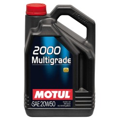 Motul 2000 Multigrade 20w50 Mineral Engine Oil 1 Litre No Filter