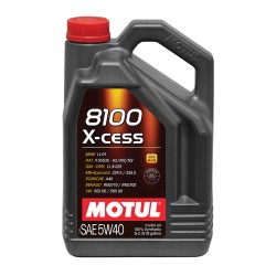 Motul 8100 X-cess 5w40 Synthetic Engine Oil 1 Litre No Filter