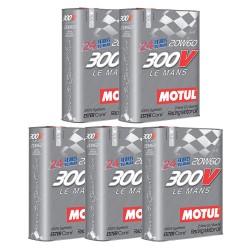 Motul 300v Le Mans 20w60 Synthetic Engine Oil 5 X 2 Litre Bottles No Filter