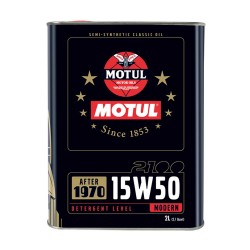 Motul 2100 15w50 Technosynthese Classic Engine Oil 2 Litres