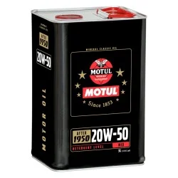 Motul 20w50 Mineral Classic Engine Oil 5 Litres