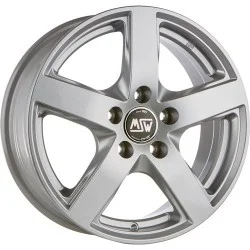 Msw 55 Full Silver Alloy Wheel 16x6.5 Et46 5x112
