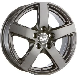 Msw 55 Matt Dark Grey Alloy Wheel 17x7.5 Et37 5x112