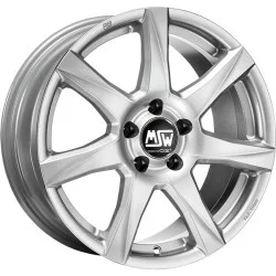 Msw 77 Full Silver Alloy Wheel 18x8 Et50 5x108