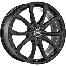 Msw 48 Matt Black Alloy Wheel 19x8 Et21 5x112